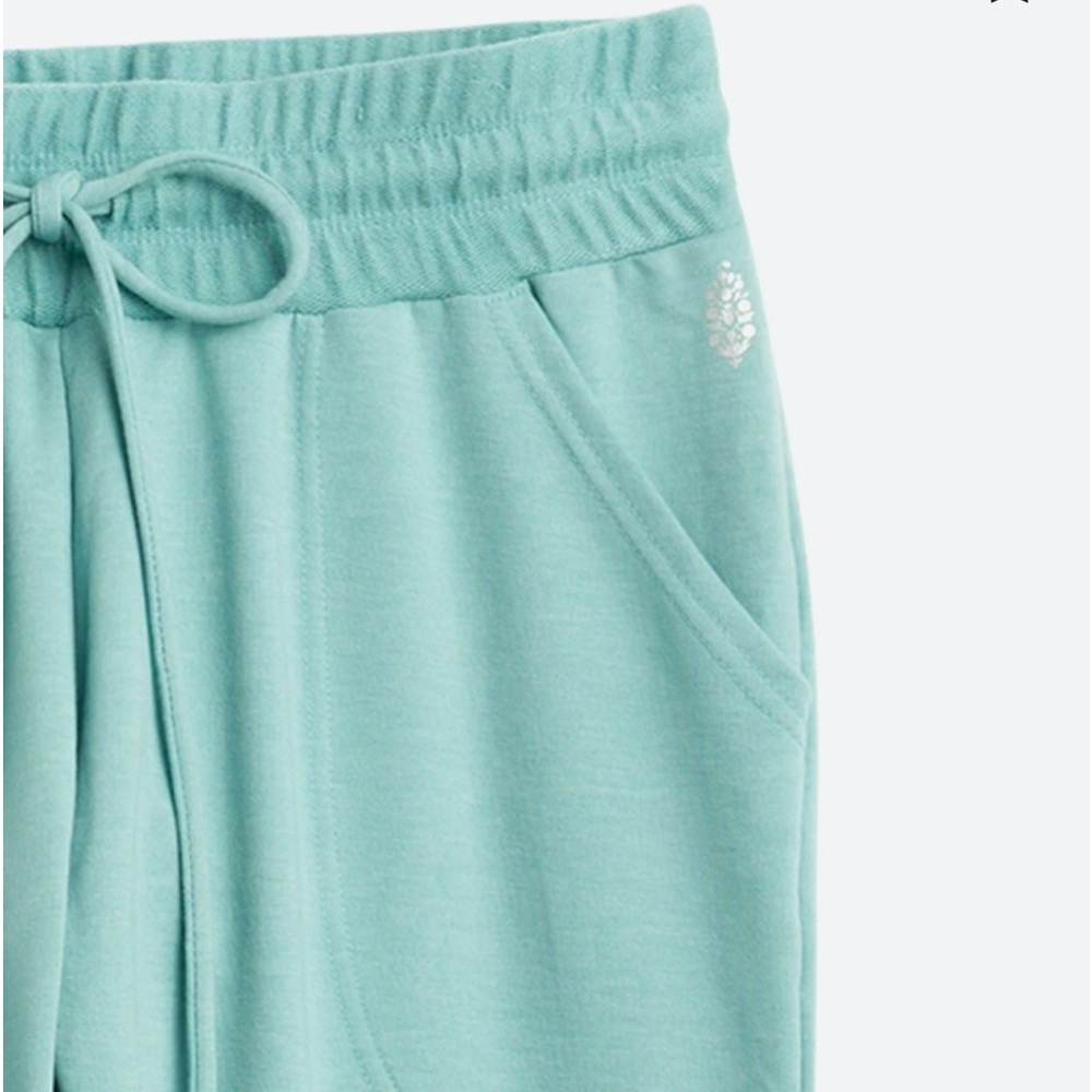 Free People Movement Teal Green Sunny Drawstring Jogger Sweat Pant-XS - Picture 5 of 8